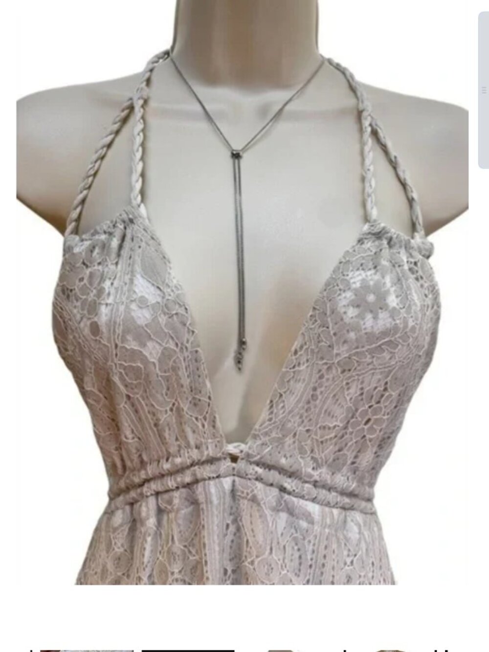 ISO: Lovestitch Lace Cream Dress